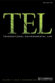 Transnational Environmental Law Volume 11 - Issue 3 -