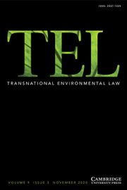 Transnational Environmental Law Volume 9 - Issue 3 -