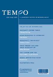 Tempo Volume 57 - Issue 226 -