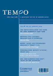 Tempo Volume 58 - Issue 227 -