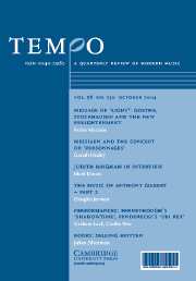 Tempo Volume 58 - Issue 230 -