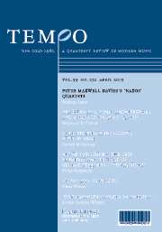 Tempo Volume 59 - Issue 232 -