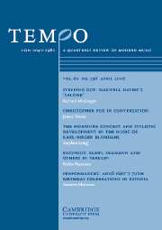Tempo Volume 60 - Issue 236 -