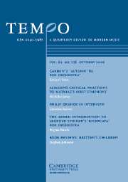 Tempo Volume 60 - Issue 238 -