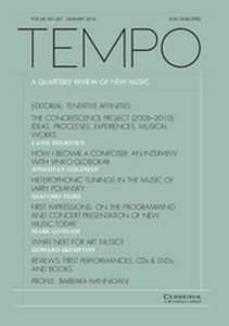 Tempo Volume 68 - Issue 267 -