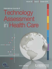 International Journal of Technology Assessment in Health Care Volume 35 - Issue 5 -