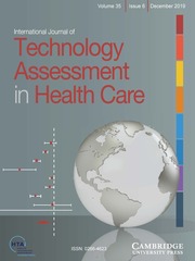 International Journal of Technology Assessment in Health Care Volume 35 - Issue 6 -