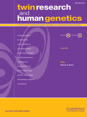 Twin Research and Human Genetics Volume 16 - Issue 3 -