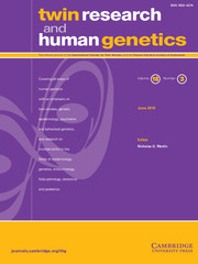 Twin Research and Human Genetics Volume 18 - Issue 3 -