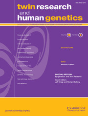 Twin Research and Human Genetics Volume 18 - Issue 6 -