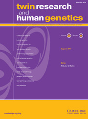 Twin Research and Human Genetics Volume 20 - Issue 4 -