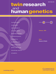 Twin Research and Human Genetics Volume 21 - Issue 1 -