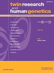 Twin Research and Human Genetics Volume 21 - Issue 2 -