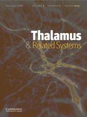 Thalamus & Related Systems Volume 3 - Issue 1 -