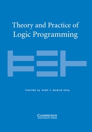 Theory and Practice of Logic Programming Volume 14 - Issue 2 -