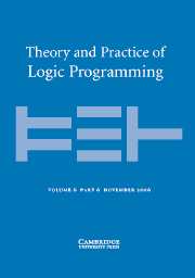Theory and Practice of Logic Programming Volume 6 - Issue 6 -