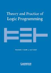 Theory and Practice of Logic Programming Volume 7 - Issue 3 -