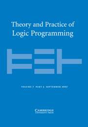 Theory and Practice of Logic Programming Volume 7 - Issue 5 -