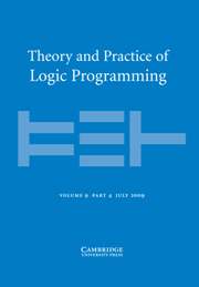 Theory and Practice of Logic Programming Volume 9 - Issue 4 -