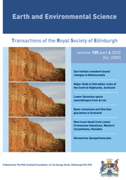 Earth and Environmental Science Transactions of The Royal Society of Edinburgh Volume 100 - Issue 4 -