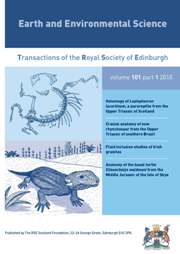 Earth and Environmental Science Transactions of The Royal Society of Edinburgh Volume 101 - Issue 1 -