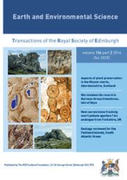Earth and Environmental Science Transactions of The Royal Society of Edinburgh Volume 106 - Issue 2 -