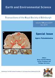 Earth and Environmental Science Transactions of The Royal Society of Edinburgh Volume 108 - Issue 4 -  Agora Paleobotanica