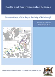 Earth and Environmental Science Transactions of The Royal Society of Edinburgh Volume 113 - Issue 3 -