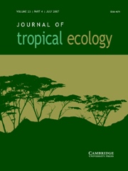 Journal of Tropical Ecology Volume 23 - Issue 4 -