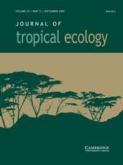 Journal of Tropical Ecology Volume 23 - Issue 5 -