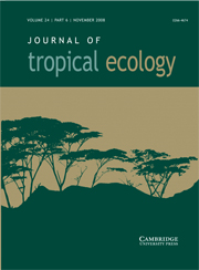Journal of Tropical Ecology Volume 24 - Issue 6 -