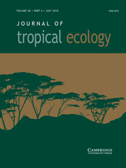 Journal of Tropical Ecology Volume 26 - Issue 4 -