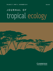 Journal of Tropical Ecology Volume 27 - Issue 6 -