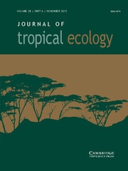 Journal of Tropical Ecology Volume 28 - Issue 6 -