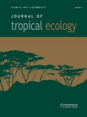 Journal of Tropical Ecology Volume 29 - Issue 5 -