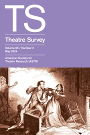 Performance and Value The Work of Theatre in Karl Marxs Critique of Political Economy Theatre Survey Cambridge Core picture pic