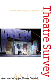 Theatre Survey Volume 53 - Issue 2 -