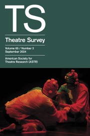 Theatre Survey Volume 65 - Issue 3 -