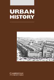 Urban History Volume 33 - Issue 3 -