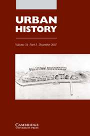 Urban History Volume 34 - Issue 3 -