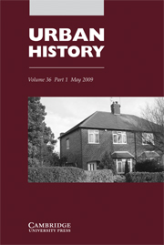 Urban History Volume 36 - Issue 1 -