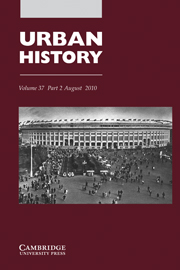 Urban History Volume 37 - Issue 2 -