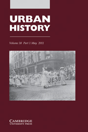 Urban History Volume 38 - Issue 1 -