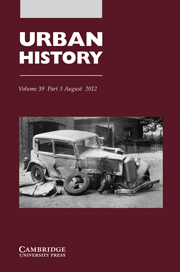 Urban History Volume 39 - Issue 3 -
