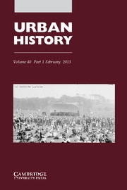 Urban History Volume 40 - Issue 1 -
