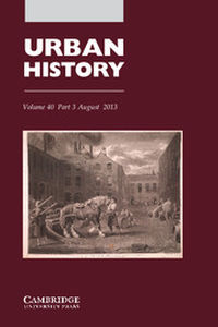 Urban History Volume 40 - Issue 3 -