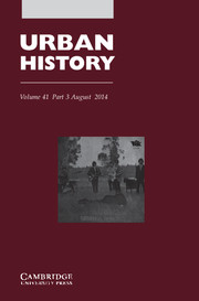 Urban History Volume 41 - Issue 3 -