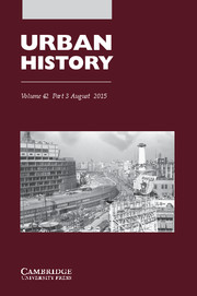 Urban History Volume 42 - Issue 3 -