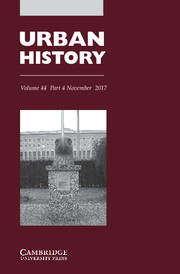 Urban History Volume 44 - Issue 4 -