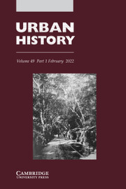 Urban History Volume 49 - Issue 1 -